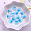 50pcs Resin Mini Colorful Mermaid Tail Shell Starfish Seahorse Conch Flatback Rhinestones Figurine Nail Art DIY Scrapbook Crafts