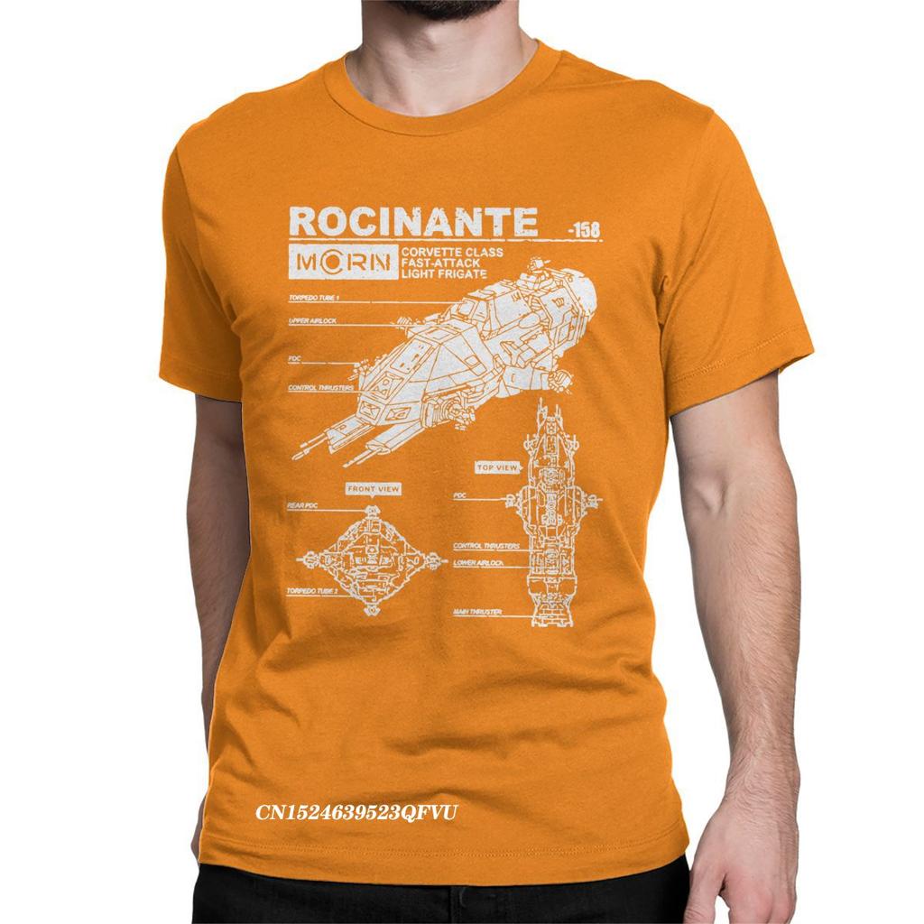 Rocinante Specs The Expanse Men's Tops T Shirts Mcrn Fashion Tee Shirt Harajuku Manga Tee Shirt Pure Cotton Original Clothes