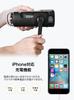 dretec Radio Light, Small, Hand-Crank Flashlight, Compatible with iPhone and Android, for Disaster Preparedness and Emergency Preparedness (Black)