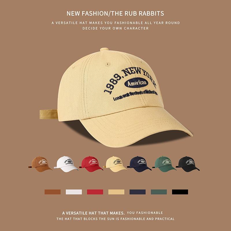 Peaked Cap Children's Embroidery Baseball Cap Tide Casual Versatile Face Small Sun Hat Men