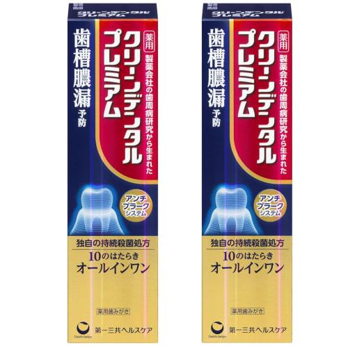 [.co.jp Exclusive] [Bulk Purchase of 2] Clean Dental Premium Cool Type, Periodontal Disease Prevention, 100g X 2