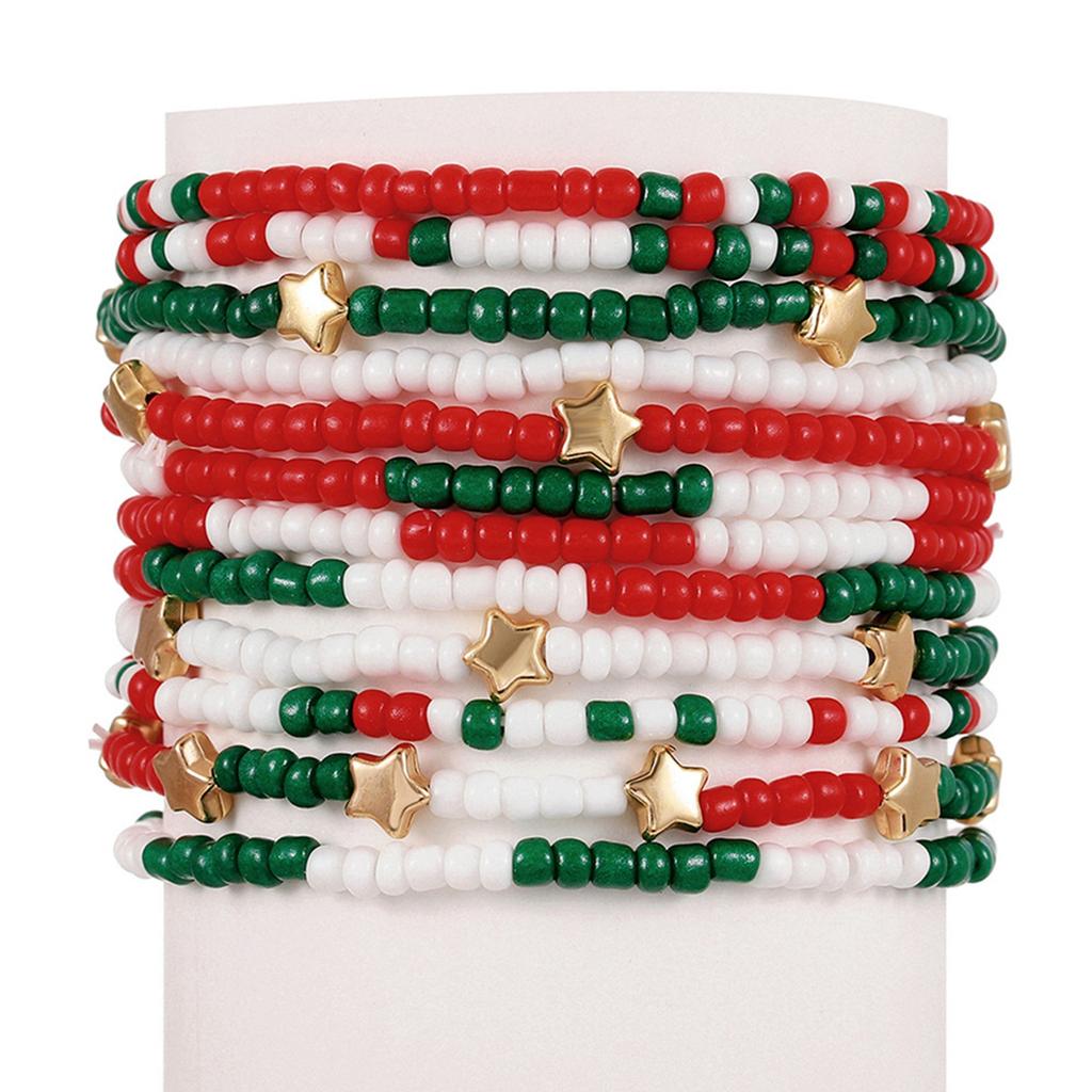 Handmade Bead Bracelet For Independence Day In The United States