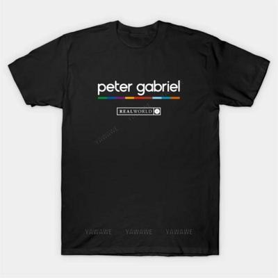 Brand Unisex Tee Shirt Black Tshirts for Unisexs Peter Gabriel T Shirt Unisex Cotton Summer Short Sleeve Fashion Oversized Tee-shirt