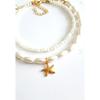 2 Li Pearl Starfish Anklet