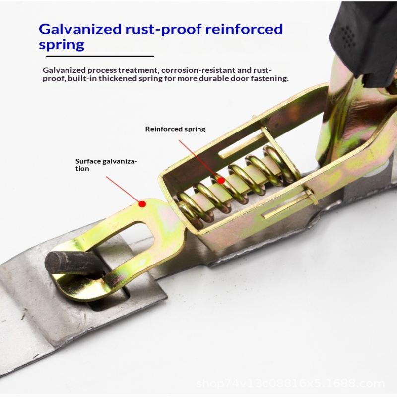Heavy Duty Tricycle Door Latches Galvanized Rust Proof Thickened Material For Cargo Box Door Repair