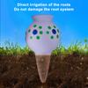 4 szt. Samonawadniające kule w kropki, kule do podlewania kwiatów, wkład do doniczki, samonawadniające kule o powolnym uwalnianiu do podlewania roślin doniczkowych