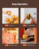 Commercial Orange Juicer Machine, 120W Electric Orange Juice Press, Stainless Steel Orange Squeezer for 20 per Minute, Lemon Citrus Pomegranates
