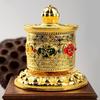Tibetan Prayer Wheel Table Prayer Wheel Buddhas Scriptures Prayer Wheel for Praying Blessing Meditations Healings Yogas