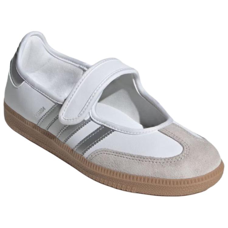 Adidas Originals Samba Jane Comfortable Soft Mary Jane Shoes Women Shoes White KJ3785