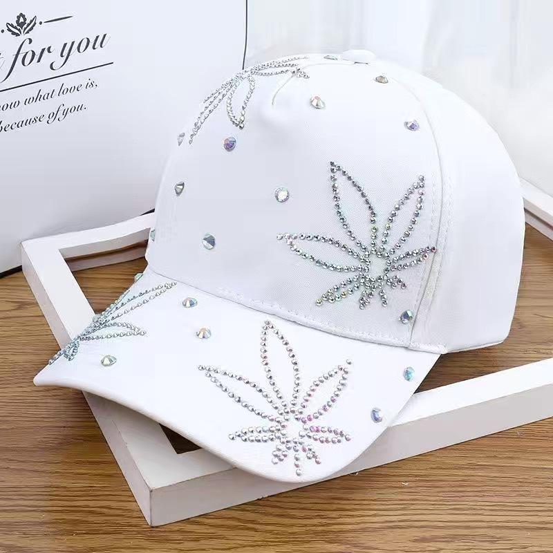 New Women's Duck Tongue Hat Sunscreen Versatile White Baseball Hat Versatile Sunshade