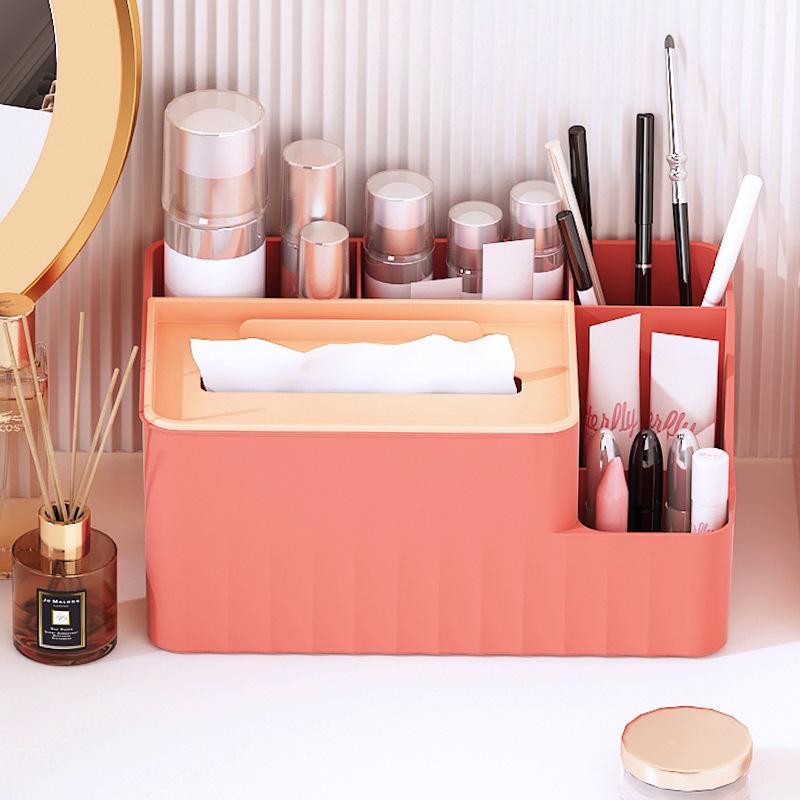 Tissue Holder Tissue Box Livingroom Storage Box Napkin Holder Kitchen Paper Container Portable Multifunctional Sundries Ontainer