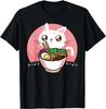 Kawaii Japanese Ramen Noodles Shirt Anime Cat Lover Gift Unisex T-Shirt