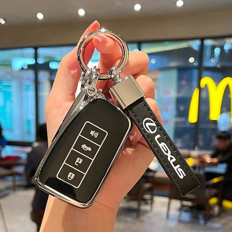 ZAG1 2026 Hot Interior Stickers TPU Car Remote Key Case Cover Shell For Lexus NX GS RX IS ES GX LX RC 200 250 350 LS 450H 300H Keycha