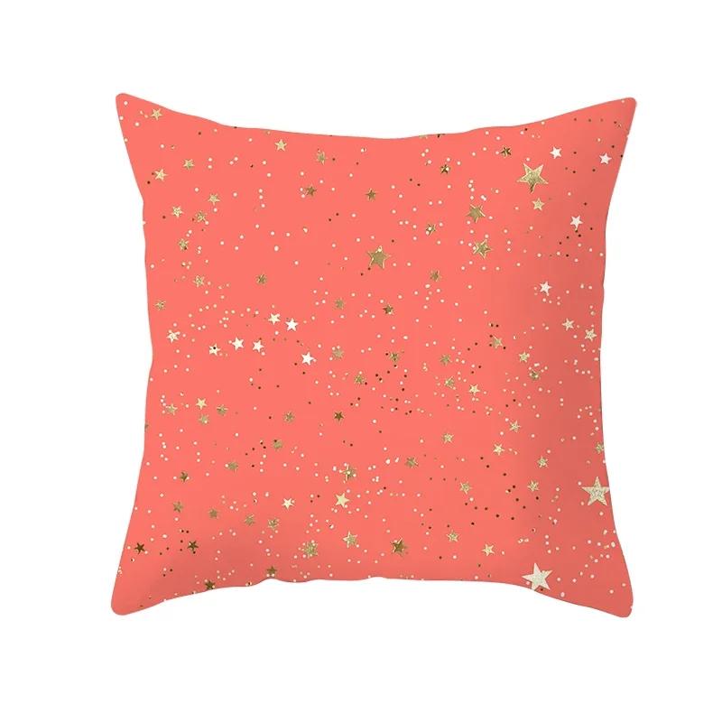 Coral Pillow Case Spring Home Decor Decorative Live Coral Tropical Style Pillow Cushion Cover for Sofa ize Funda Cojin