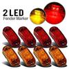 10PCS Caravan 12V 24V Side Lights Led Warning Tail Light Trailer Truck Side Marker Lamp LED Truck Accessories for Lorry Van
