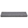 VidaXL Tapis d'escalier autocollants vidaXL, 20 pièces, 65 x 21 x 4 cm, gris clair, bord rectangulaire 3365718