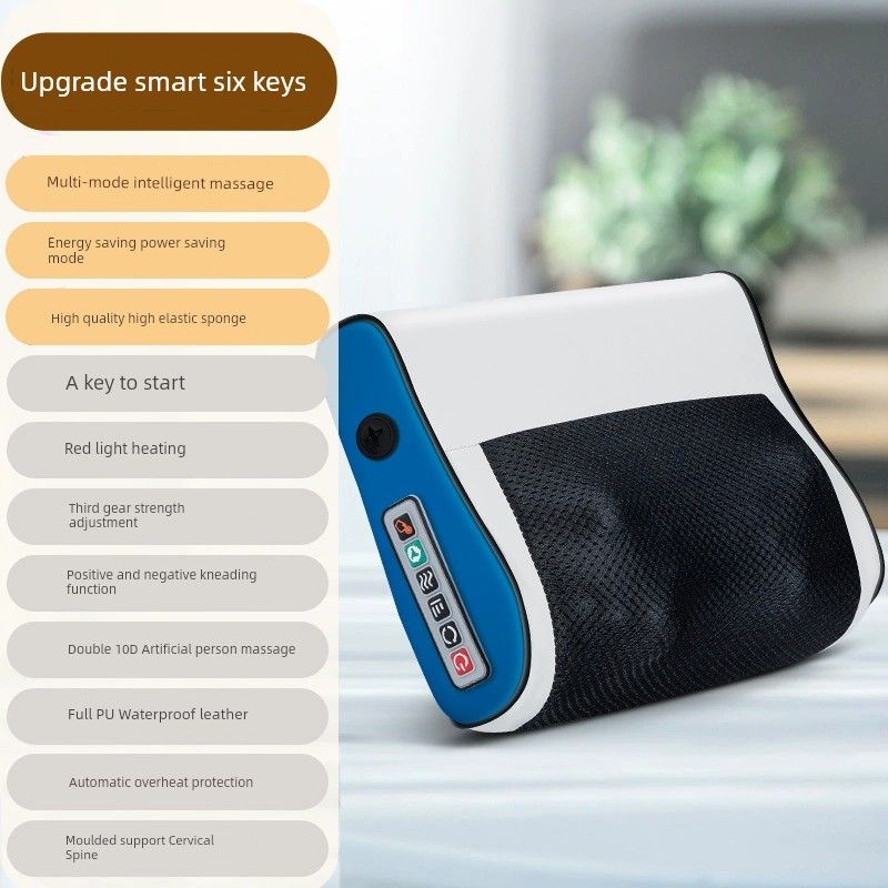 For Home Neck Shoulder Back Full Body Kneading Cushion Massage Pillow