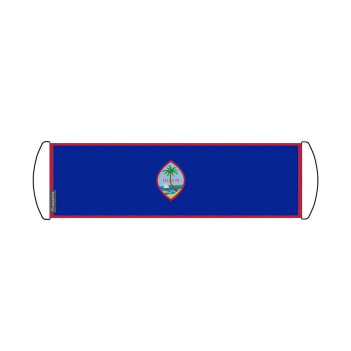 Drapeau - Guam - 17 X 50 Cm - Polyester - Imperméable - Recto/verso