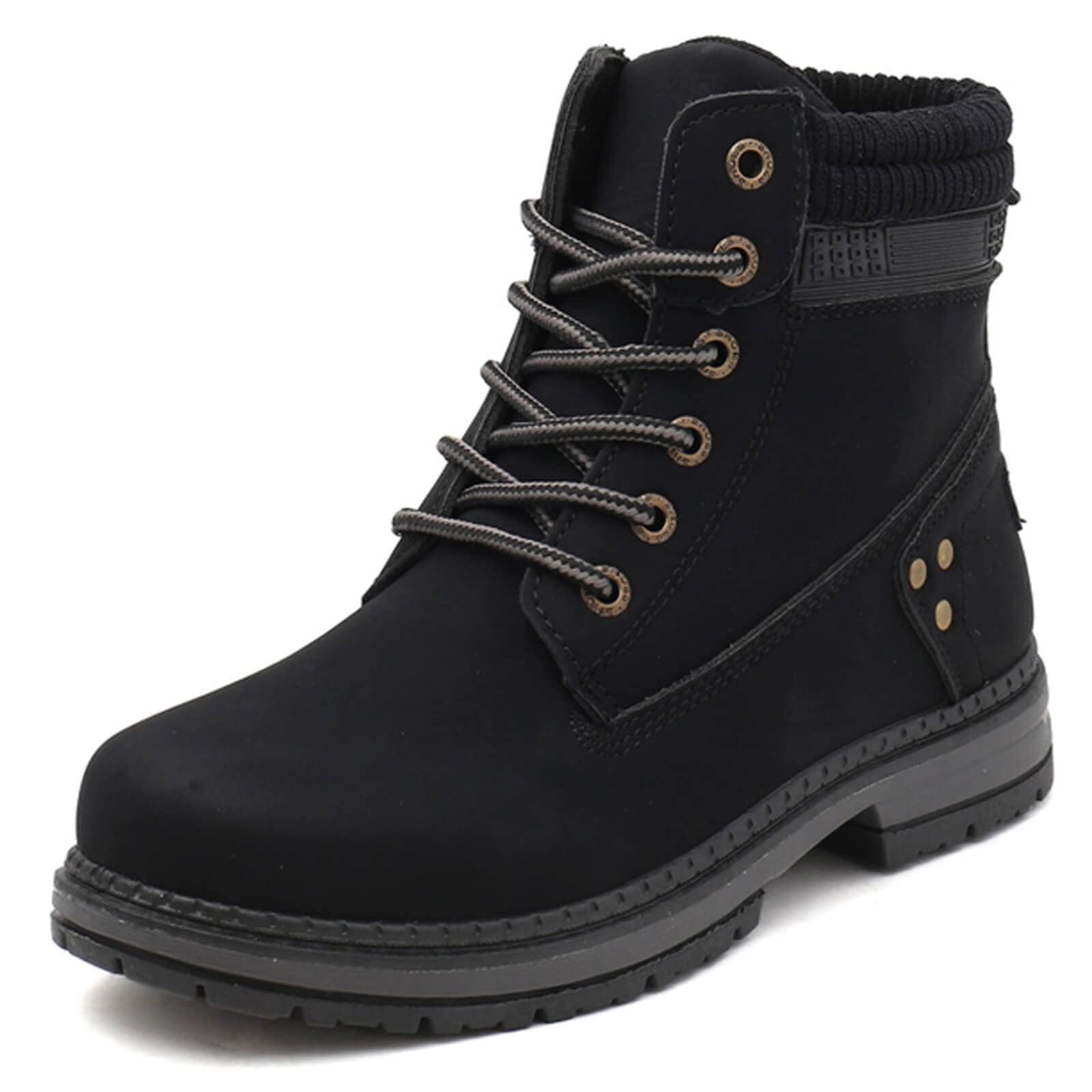 

Кожаная работа Плюс Кожа Английская платформа [ziitop] Женские осенне-зимние ботинки с высоким голенищем, Размер, Женская обувь, Стиль, Высокие, Подошва, Нескользящая чёрный