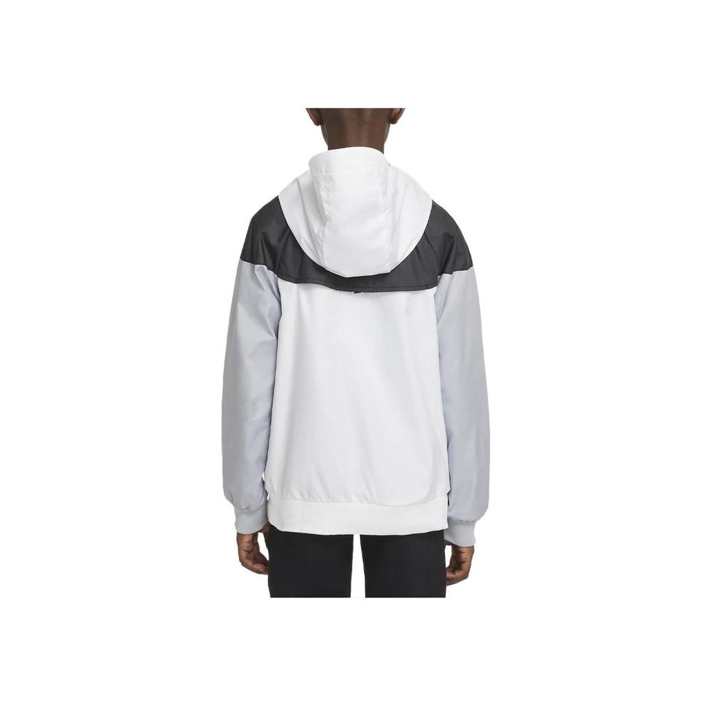 Nike Colorblock Logo Hettejakke med Glidelås Barn Topper 850443-102