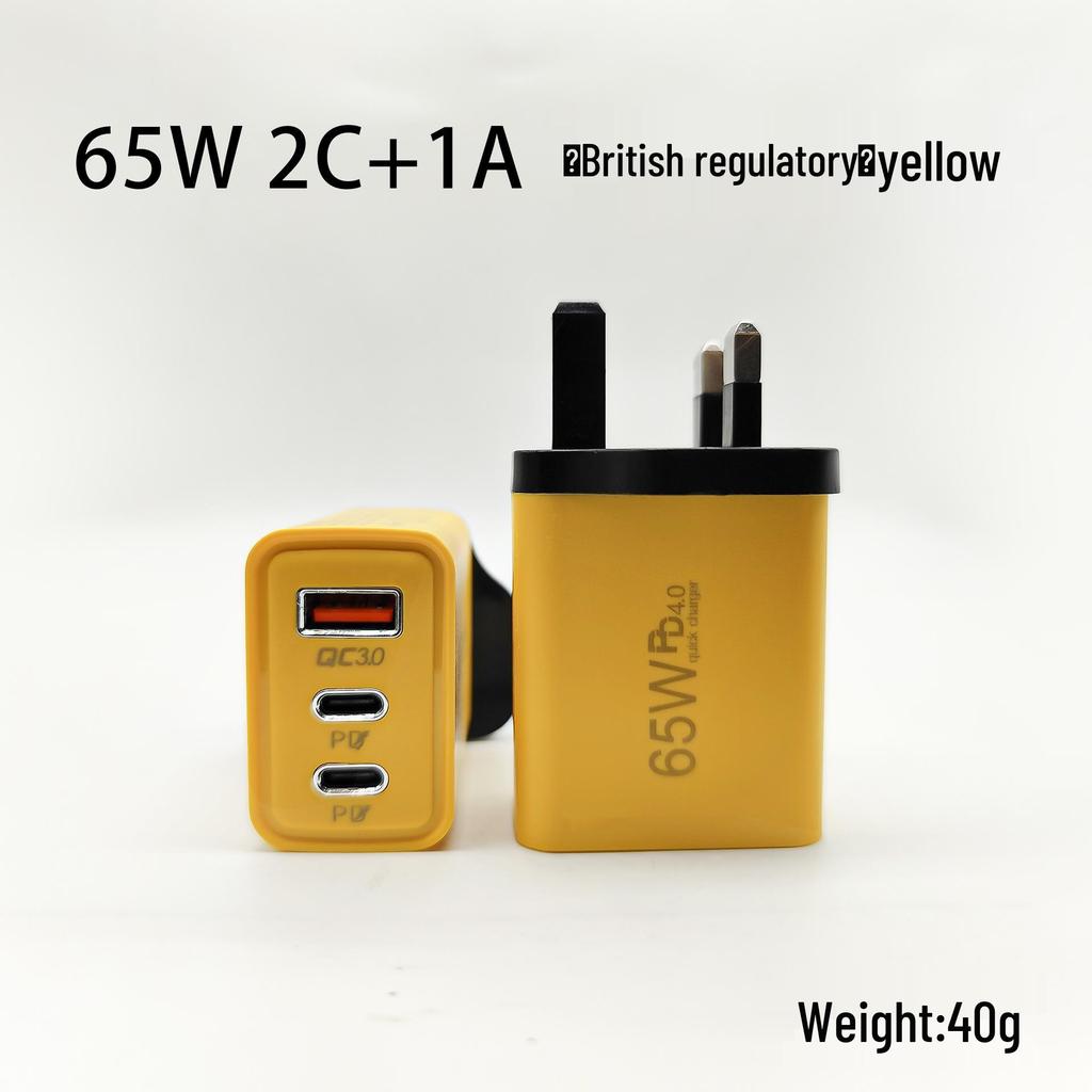 120W Multi-Port Fast Charger: Dual USB & Dual Type-C, US & EU Compatible