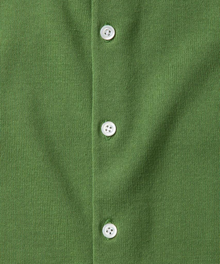 AMFEAST Essential Half Knit Shirt Green