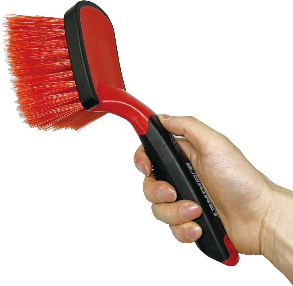 SIGNET 45644 Wheel & Tire Brush, Soft Grip, W10.6 X D2.8 X H0.6 Inches (W270 X D72 X H15 Mm)