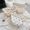 Large Capacity Cute Cartoon Flowers Makeup Bag for Women Travel Cosmetic Organizer Storage Pouch