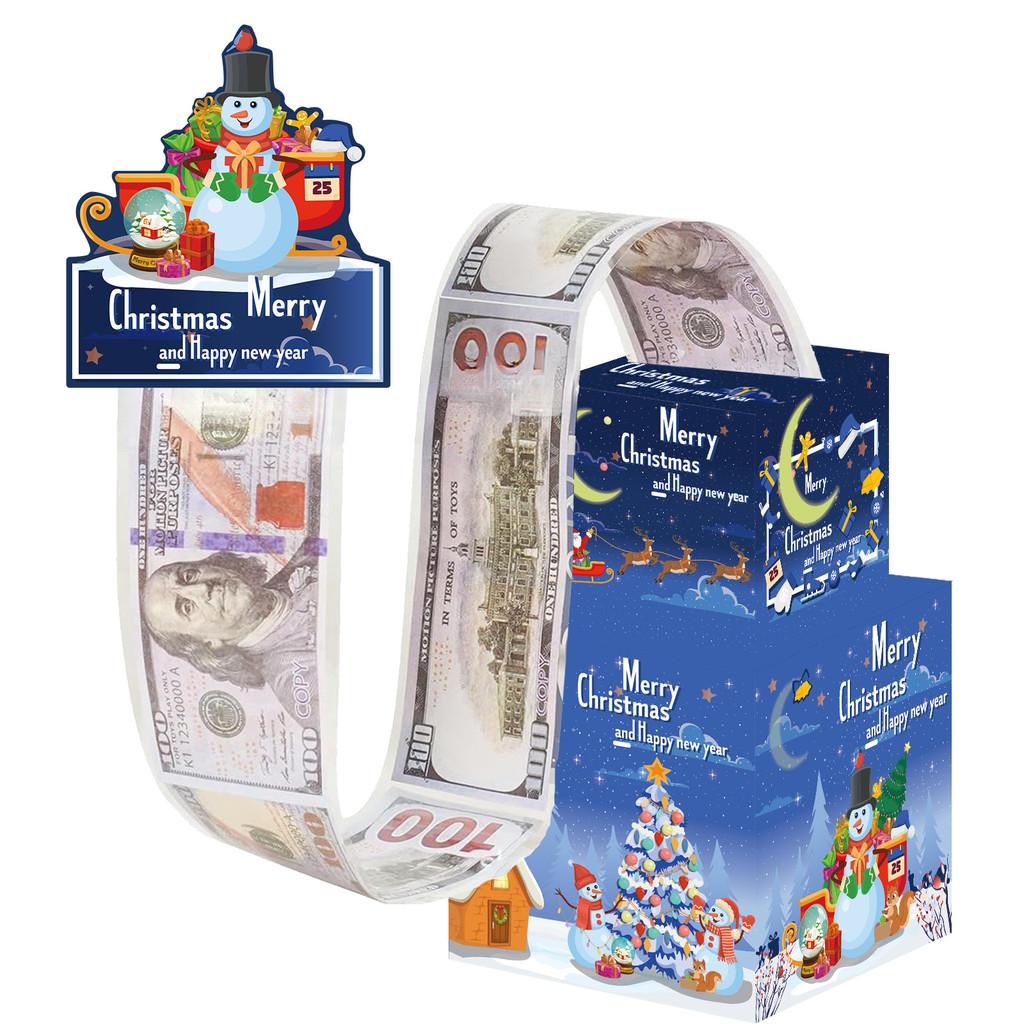 Christmas Snowman Paper Gift Box Double Layer Money Box For Festive Gifting