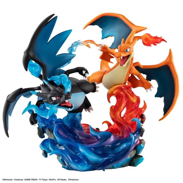 Series Mega Charizard X Mega Charizard Y Complete Figure G.E.M.EX Pokémon &