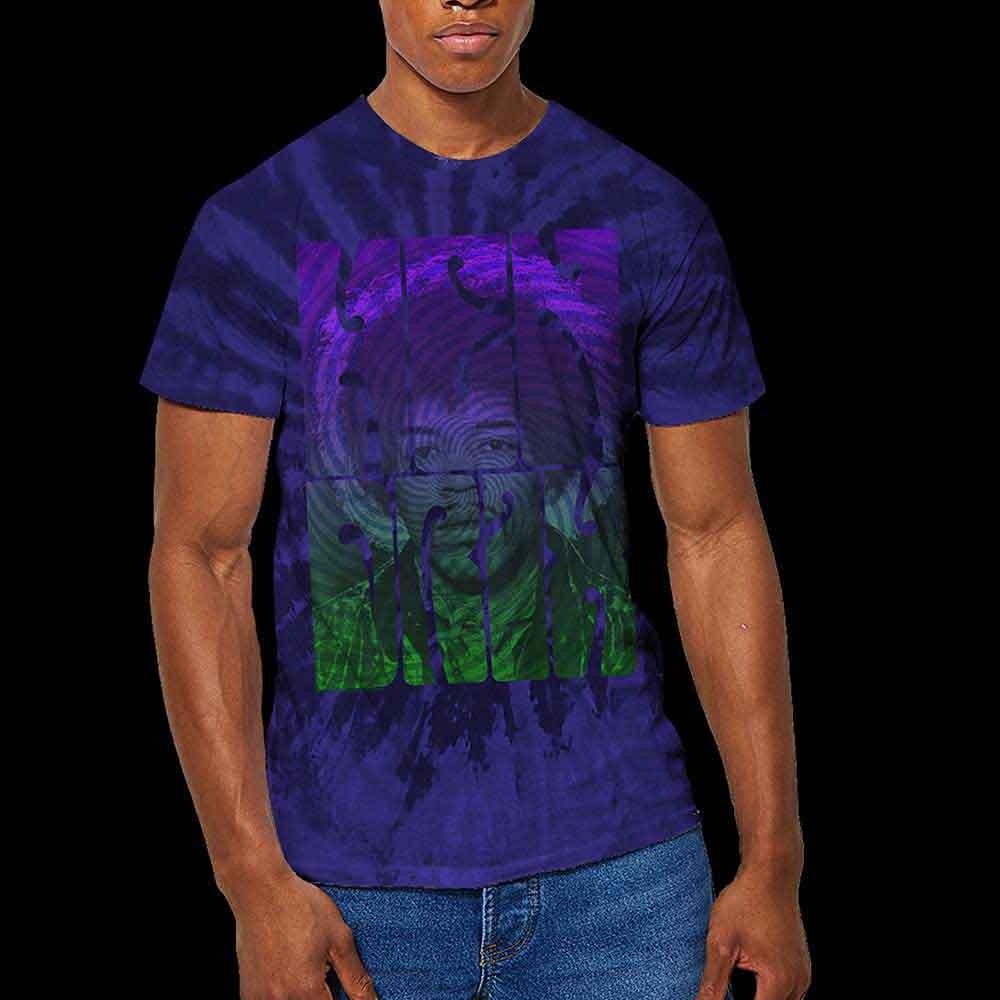 Jimi Hendrix Swirly Text T-Shirt Blue New XXXXL