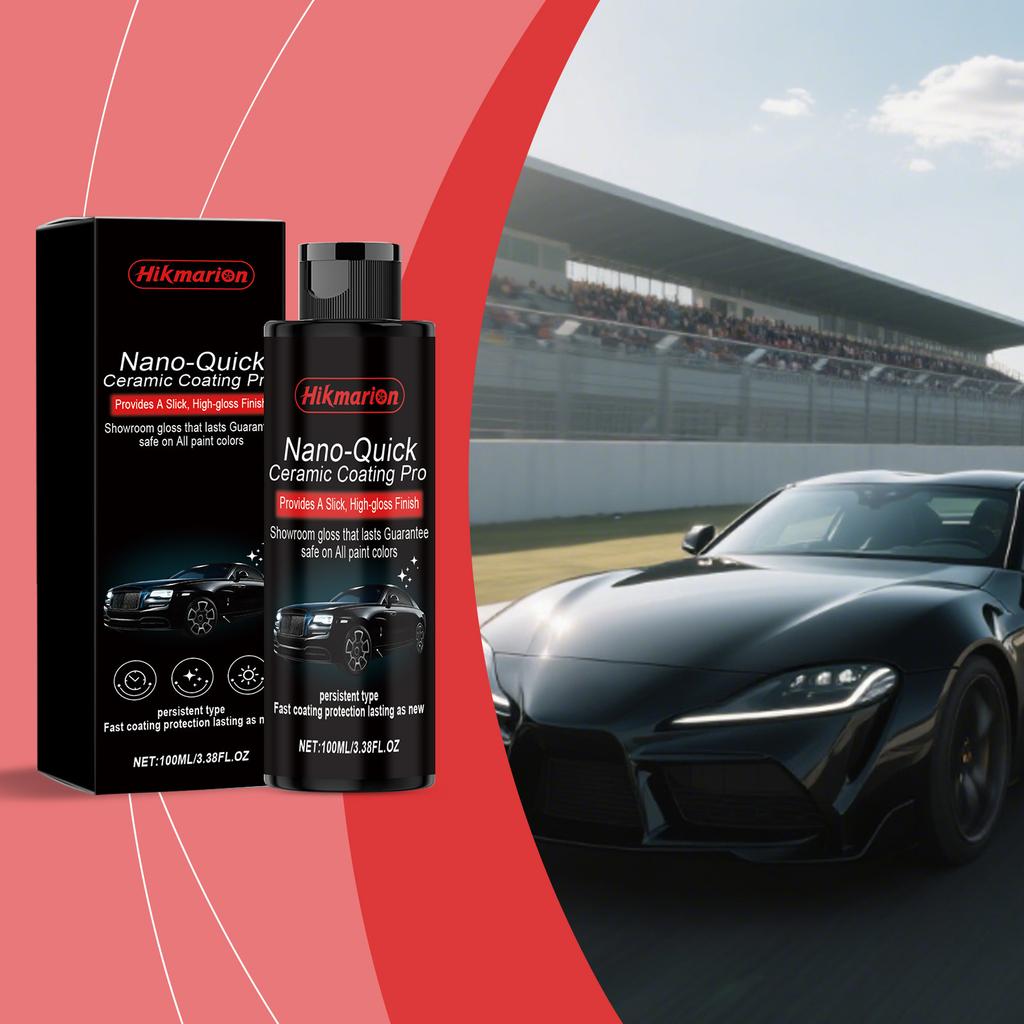 Nano-Quick Rivestimento Ceramico Pro Lucidante per Auto Sigillante Vernice Alta Lucentezza Idrofobico Cura Auto