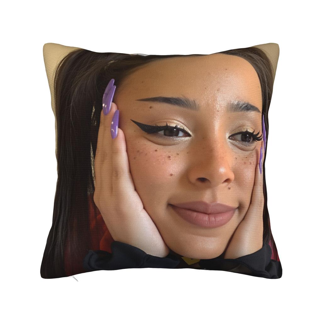 Funny D-doja Cat Pillow Cover  Cute Funny Pillow Case For Living Room Bed Chair Soft Pillowcases Gift