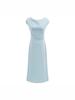 Elegant Waist-Cinched Sleeveless Dress: Stylish, Slimming, and Chic Long Skirt for Women