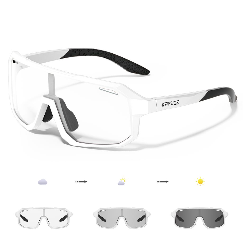 Children Riding Glasses UV400 MTB Road Bike Cycling Pochromic Sunglasses Bicycle Outdoor Sports Running Eyewear