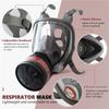 6800 Three-in-one Multi-functional Gas Mask, with Replaceable Filters, Is Suitable for Industrial Spraying, Organic Vapors, Welding