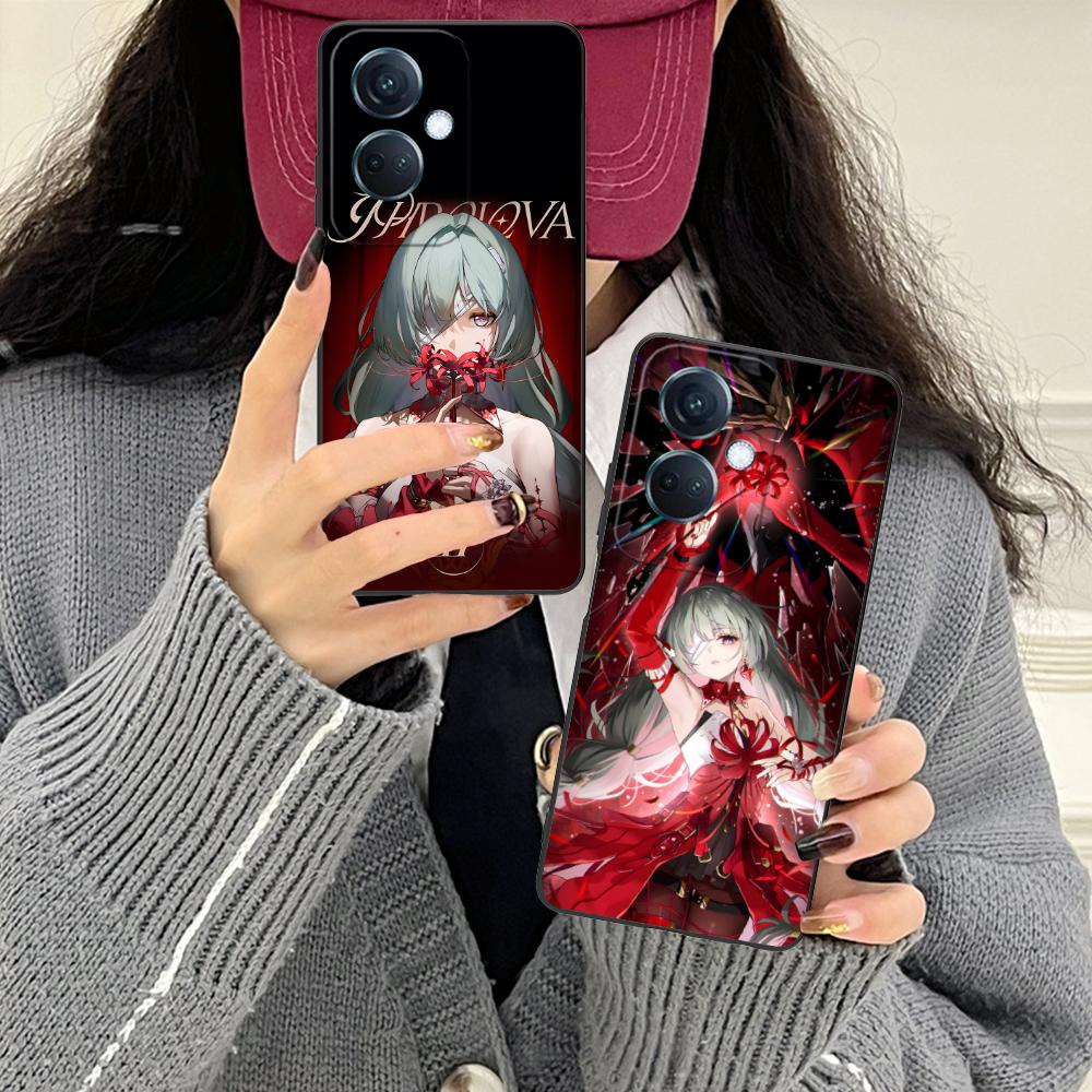 Wuthering Waves Phrolova Etui na Telefon dla OPPO Reno 14 13 12 11 10 9 8 7 6 5 F T Pro 5G Kolorowe Drukowane Pokrowce na Telefon Komórkowy Luksusowe