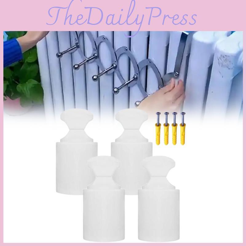 Bathroom Radiator Fixing Clip Hook With Screws For Small Basket Tool Hanging