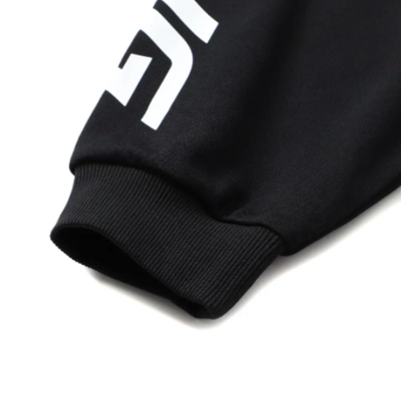 Li Ning Letter Logo Printed Fashion Loose Versatile Round Neck Pullover Long Sleeve Sweatshirt Casual Sports Suit AWDUC43-1+AKLU881-1