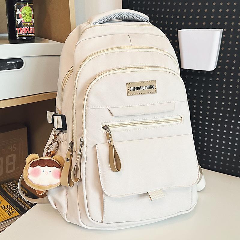 Schoolbag Children Elementary School Girls College Students High School Students Junior High School Students Multi Layer Backpack