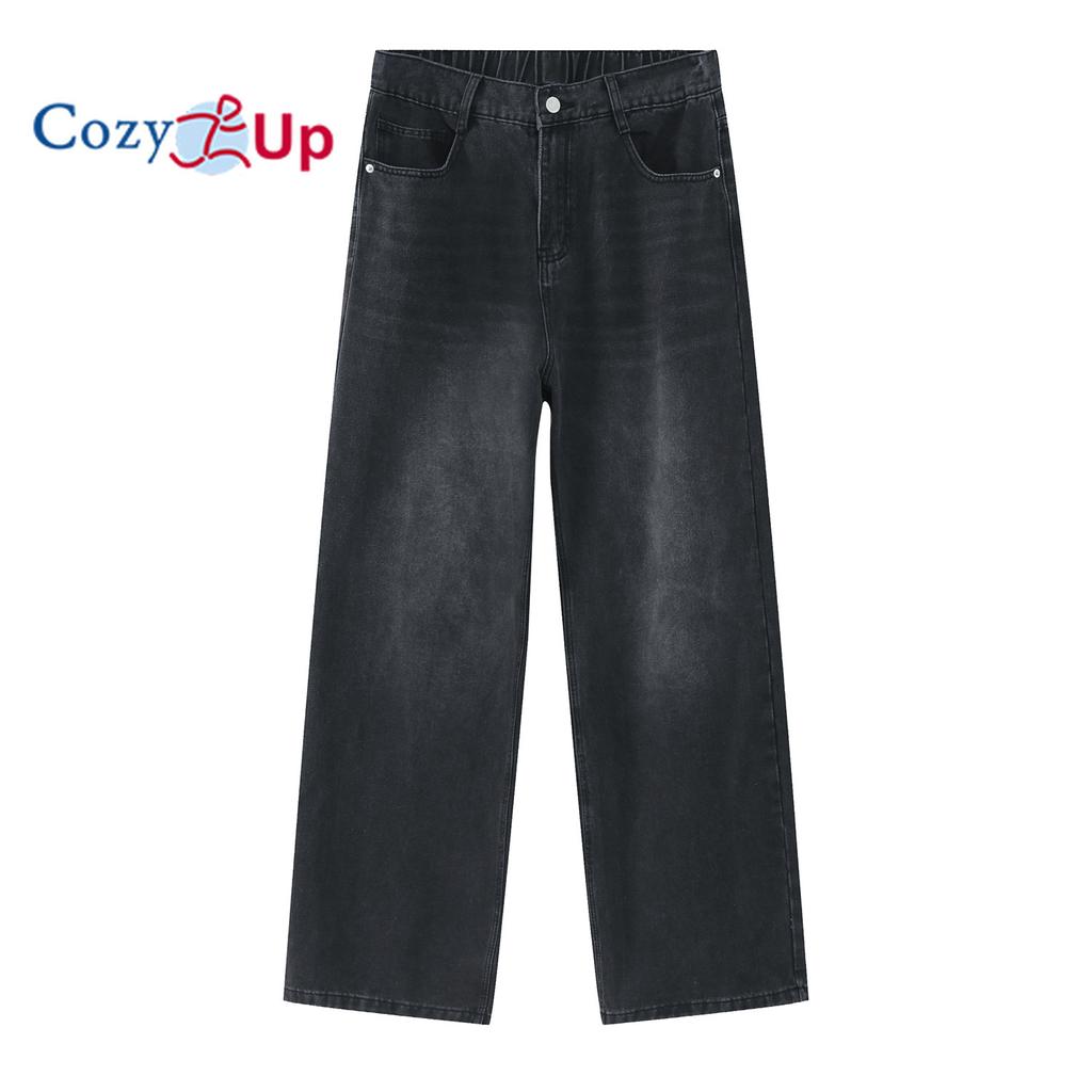 Kos deg Herre Baggy Jeans Løs Passform Vide Ben Denim Bukser Skateboard Hip Hop Streetwear Bukser