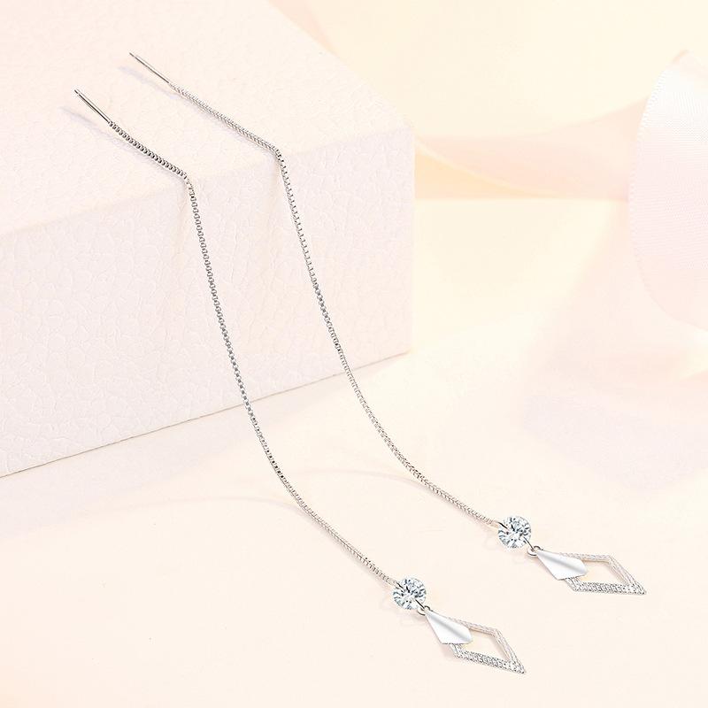 Lindon Copper Alloy Zircon Earrings Drop Earrings For Women Wedding Party Gifts