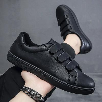 Fashion Men's Shoes Autumn and Winter New Comfortable Flat Sports Shoes Velcro Casual Men's Shoes Outdoor Lightweight Board Shoes