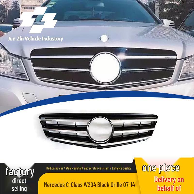

Замена передней решетки в оригинальном стиле для Mercedes-Benz C-Class W204 2007-2014, материал ABS 92*18*32