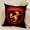 Coole Cartoon-Skorpion A-Abarth Kissenbezug Natürlicher Leinen Doppelseitiger Druck Sofa Heimdekoration Kissenhülle