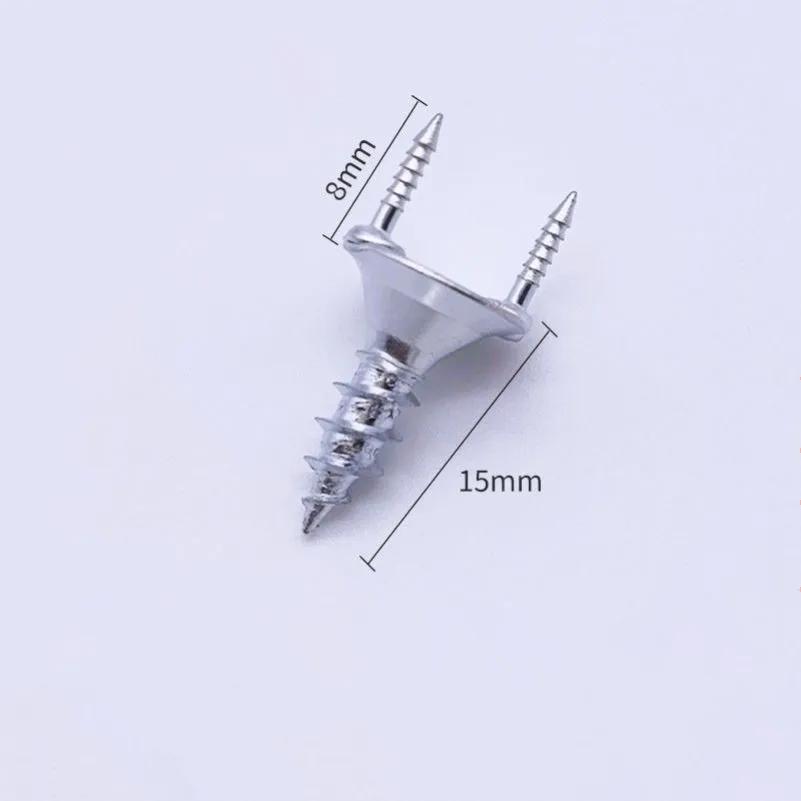 

50 шт. гвоздей для цельного деревянного плинтуса, бесшовные двухсторонние саморезы, специальные гвозди Foot Line, невидимые защитные винты