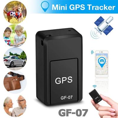 Nový GF-07 Mini Car GPS Tracker Anti-Lost Zařízení GPS Tracer Anti-Theft Locator v reálném čase Silný magnetický držák SIM Message Positioner