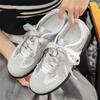Silver Dexun shoes spring and autumn new shoes lace niche retro board shoes