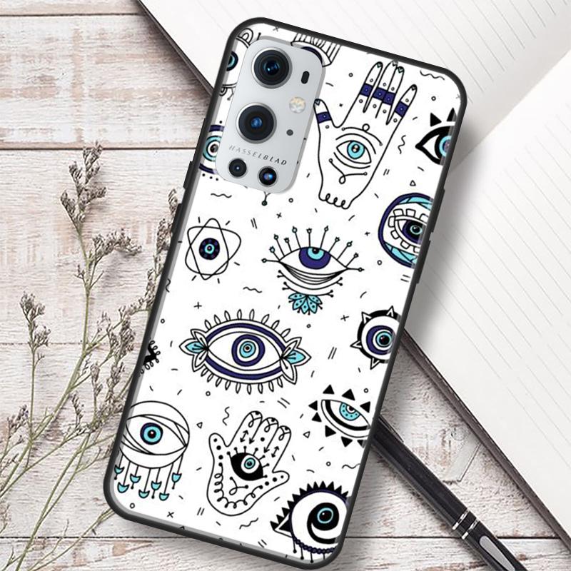 Lucky Eye Blue Evil Eye Print For Realme 10 11 Pro Plus GT Neo 5 2T C55 C35 C33 C31 C30 C21Y OnePlus Nord 3 CE 2 Lite Case