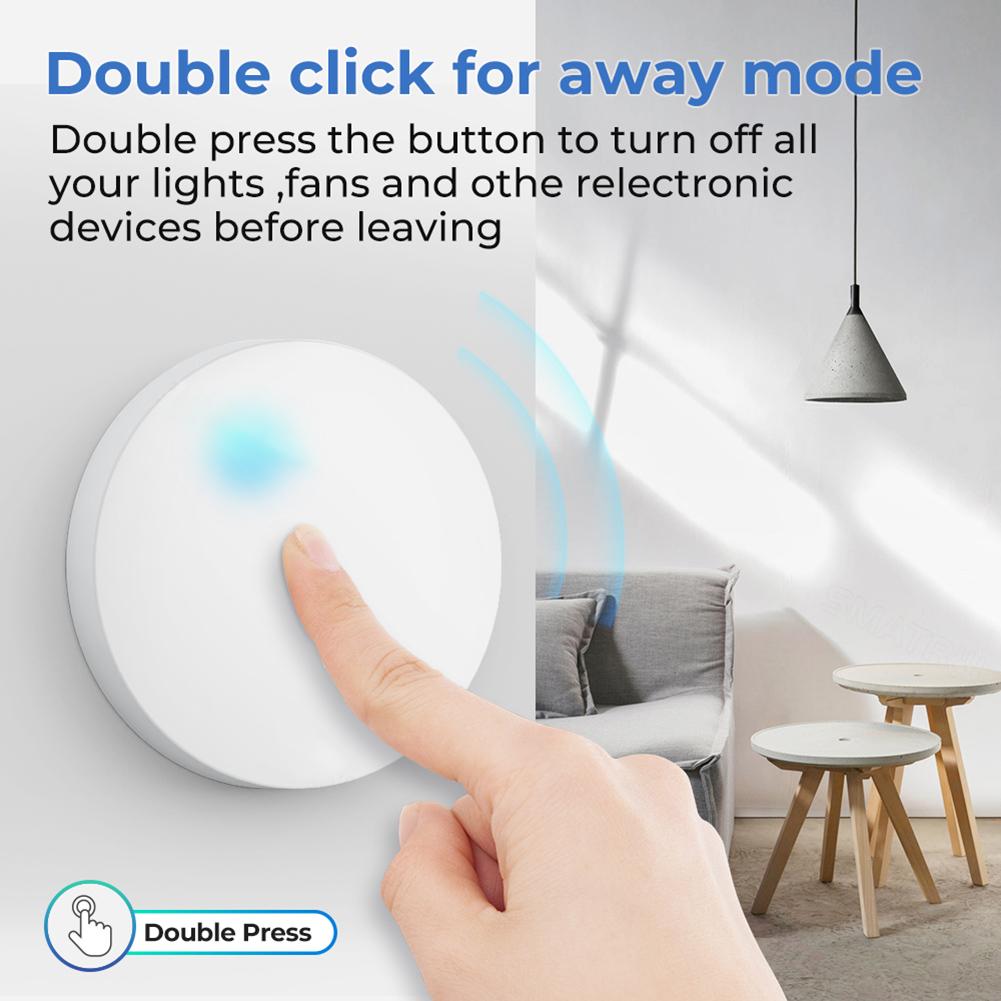 Zigbee Gateway Need Button Smart Scene Switch Multi-scene Linkage Remote Control Switch Smart Wall Switch for Smart Home Devices China Mainland